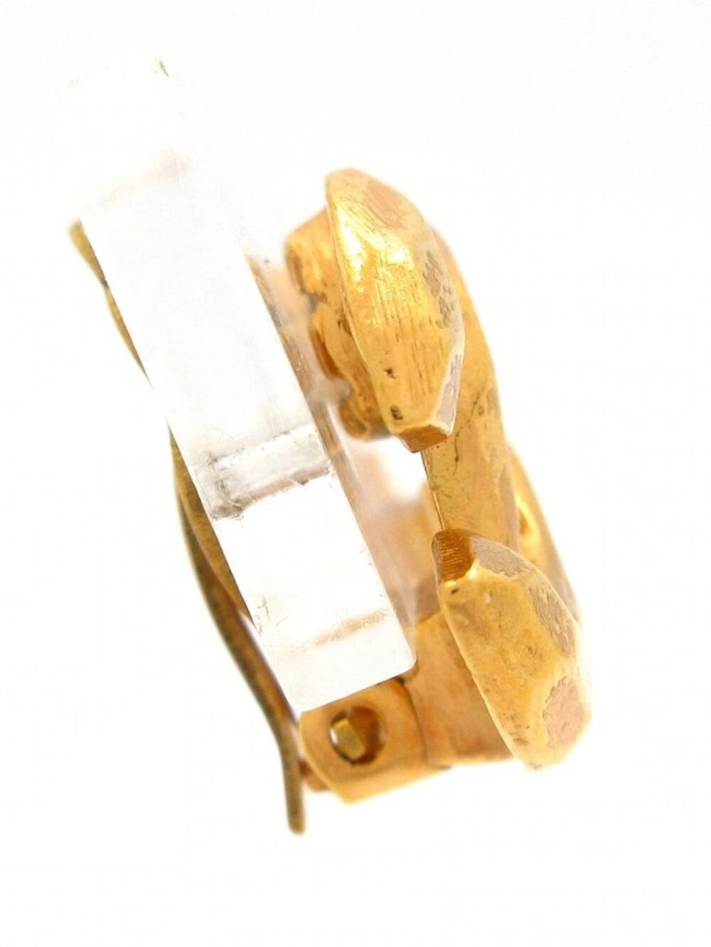CHANEL Gold Hardware Clip On Earrings - Picture 2 of 5